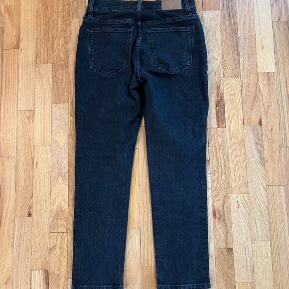 Madewell Women's Black Perfect Vintage Mid-Rise Vintage Denim Jean Size 27 - Picture 3 of 4